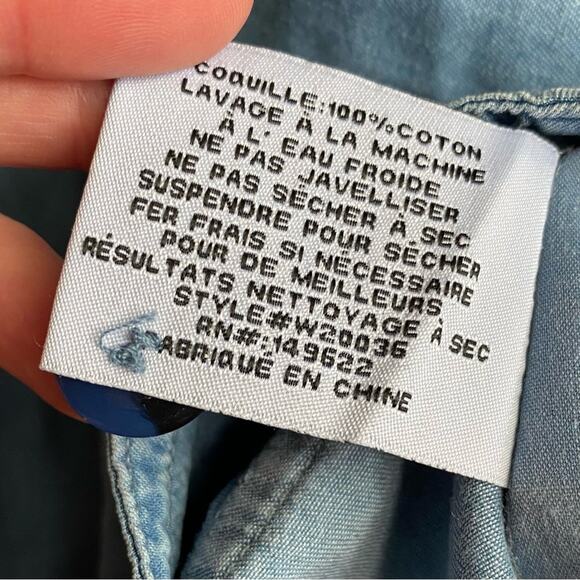 NEW WALTER BAKER $168 Medium Wash Theo Womens Cargo Shorts Chambray Blue NWT 2 - Picture 13 of 15